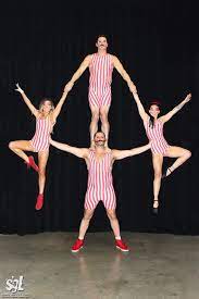 The Rad Acrobats Presents Timewarp! Time Travelling Circus Acrobatic Spe...  | Circus Costume, Circus Acrobat, Old Circus