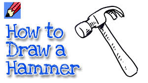 Shop for mallets in maple, beechwood, rawhide and rubber along with veneer hammers, brass hammers, tack hammers, claw hammers & multi tool hammers. How To Draw A Claw Hammer Real Easy Step By Step With Easy Spoken Instructions Youtube