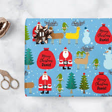 If you like what you see, please do share this page with your friends and family too! Personalised Santa Custom Christmas Wrapping Paper Printing