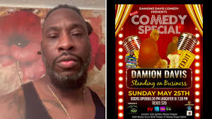 Damion Davis if filming his second comedy special live from the comedy trap  the top comedy spot. Come support and have a laugh.
