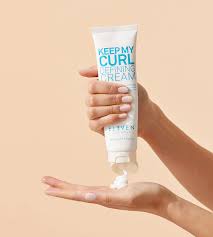This product here is super easy to manage the hair, best used on wet hair. Keep My Curl Defining Cream Eleven Australia North America