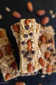 Soft and chewy granola bars recipe 1 1/2 cups oatmeal, quick or old fashioned 2 ripe bananas, mashed with fork until creamy ** 1 cup unsweetened applesauce 1/3 cup raisins, o. 7 Diabetic Granola Bars Ideas Granola Bars Food Granola