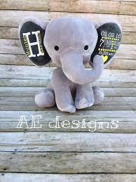 Shop for the perfect elephant baby shower gift from our wide selection of designs, or create your own personalized gifts. Personalized Plush Elephant Baby Shower Gift Birth Stat Baby Diy Projects Baby Milestone Blanket Cricut Projects Vinyl