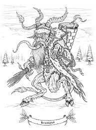 Krampus 5 gratis malvorlage in beliebt diverse malvorlagen ausmalen. Colour Krampus This Holiday Season With Creepy Christmas Library Of The Damned Coloring Home