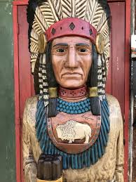 Red Coat Cigar Store Indian 5 Footer by Frank Gallager 0055