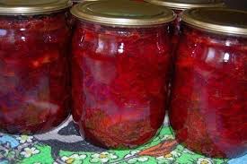 заготовка для борща на зиму из свеклы с капустой Letnyaya Zagotovka Borshevaya Zapravka Svekla Borsh Zapravki