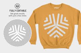 Gildan Crewneck Sweatshirt Mockups In Apparel Mockups On Yellow Images Creative Store