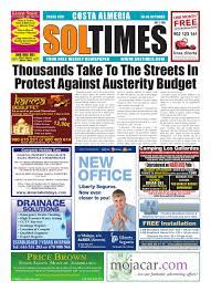 Specially formulated as a revitalizing and rejuvenating salon treatment. Sol Times Newspaper Issue 358 Costa Almeria Edition By Nigel Judson Issuu
