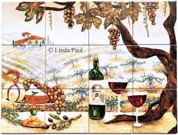 Hand painted tiles, ceramic tiles, decorative tiles, art tiles, glazed tiles, wall murals, kitchen backsplash, mural tiles, bathroom tiles pictures, swimming pool tiles, fireplace tiles, living room decor tiles, wall murals for kids, decorative wall tiles, bathroom floor tiles, exterior tiles, custom. Italian Kitchen Tile Mural Backsplash Of Vineyard Wine And Etsy