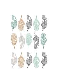 Affiche Scandinave Plumes Produit Numerique Image Deco Cadres Scandinave Fond D Ecran Telephone