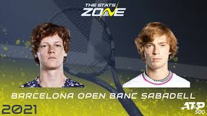 Jannik sinner, 19, faces rafael nadal at the french open after making a remarkable run to the before jannik sinner took his first steps toward scaling the world tennis ladder, he was quickly. 2021 Barcelona Open Banc Sabadell Quarter Final Jannik Sinner Vs Andrey Rublev Preview Prediction The Stats Zone