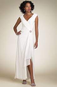 Simple Informal V Neck Chiffon Wedding Dress For Older Brides Second Marriage Dress Marriage Dress 2nd Wedding Dresses