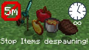 How To Stop Items Despawning In Minecraft 1.12 - 1.18.2! - Youtube
