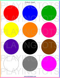 A color chart or color reference card is a flat, physical object that has many different color samples present. Printables For Toddlers And Preschoolers