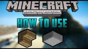 How To Use Upside Down Stairs Slabs Minecraft Xbox 360 Youtube