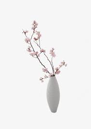 一枝樱花插在花瓶里高清素材 樱花白色花瓶粉色装饰素材软装素材 免抠png 设计图片免费下载 home decor decor vase