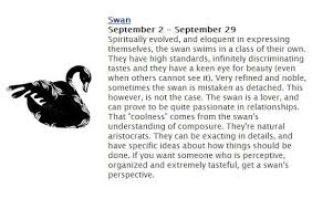 Celtic Animal Signs The Swan September 2 September 29 Celtic Zodiac Celtic Zodiac Signs Zodiac