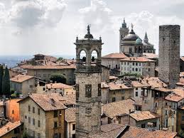 The alta (upper) city and the bassa (lower) city, connected by a funicular and walking trails. Bergamo Provincie Bergamo Italy