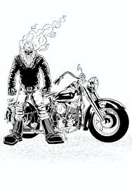 Apart from being a memorial, it is usually intended as a reminder to passing motorists to share the road. Artstation Ghost Rider Bike Inks Ariel Duran