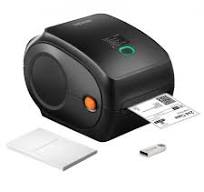 LITTPOPO Mini Bluetooth Thermal Printer - Portable Label Maker With 4  Sticker Rolls For Home & Office