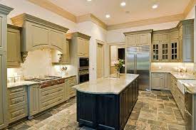 This kitchen still uses many of the original 60's era contemporary birch cabinets. Vintage Antique Style Kitchen Cabinets Monterey Ca Cypress Design Build