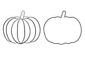 Keep your kids busy doing something fun and creative by printing out free coloring pages. Pumpkin Template Free Printable Pumpkin Outlines One Little Project
