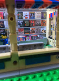 Check Out This Record Store That S Made Out Of Lego Vinyl Store Record Store Record Shop