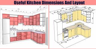 useful kitchen design measurements
