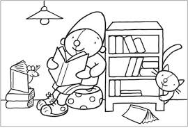 Afbeeldingsresultaat Voor Bibliotheek Kleurplaten Boeken Boeken Lezen Thema