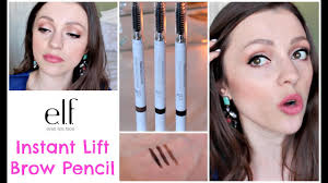 My hair isnt exactly black nor is it dark. Elf Instant Lift Brow Pencil 2 Review Demo Swatches Youtube