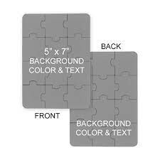 If you like putting puzzle pieces together you should order a personalized jigsaw puzzle, it will be made using your selected this large jigsaw puzzle will challenge even the most experienced puzzler! Small Double Sided Puzzle Invitations Background Color Or Image And Text