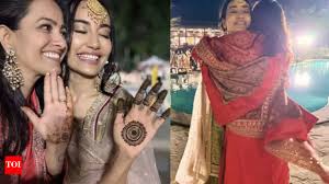 Anita Hassanandani pens down a sweet note for newlywed Surbhi Jyoti; says,  “Wish you all the happiness love” | - Times of India