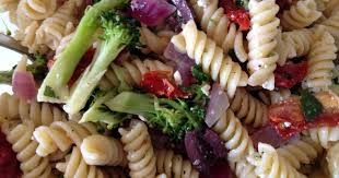Chop your cucumber, slice your onion, halve your tomatoes, slice your olives. 8 Easy And Tasty Mediterranean Pasta Salad Recipes By Home Cooks Cookpad