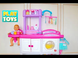 Baby Dolls Electronic Nursery Center Play Doctor Check Up With Baby Annabell Lil Cutesies Youtube Baby Doll Nursery Baby Doll Carrier Baby Dolls