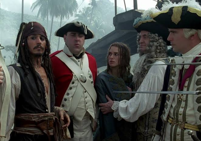 Pirates of the Caribbean: The Curse of the Black Pearl (2003): Jack Drees  Reviews Jack Sparrow | Scene Before