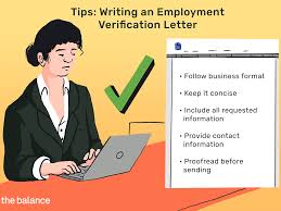 Employment Verification Letter Samples And Templates