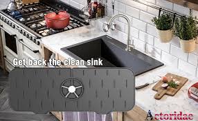 Sink Faucet Mat For Kitchen Splash