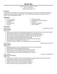Best Farmer Resume Example Livecareer