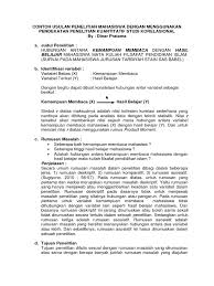 Maybe you would like to learn more about one of these? Contoh Usulan Penelitian Pdf