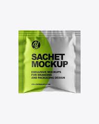 Showcase your design and impress clients. Matte Metallic Sachet Mockup Present Your Design On This Mockup Includes Special Layers And Smart Objects For Your Creative Wor Sachet Mockup Free Psd Mockup