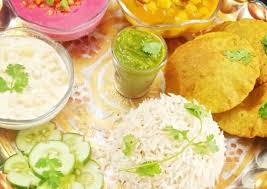 Ingredients of punjabi style chole bhature: Recipe Perfect Punjabi Thali Choley Puri Boondi Raita Beetroot Raita Rice