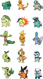 Chart Pokemon Starter Pokemon Evolution Chart With Names