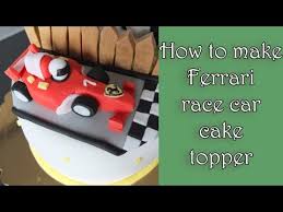 Die scuderia denkt laut über eine alternativserie nach. How To Make A Fondant Ferrari Racecar Jak Zrobic Wyscigowke Ferrari Z Masy Cukrowej Youtube