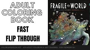 The coloring book of shadows is a delightful canvas to start your grimoire and follow that path. Fragile World Coloring Book Flip Through Kerby Rosanes Youtube