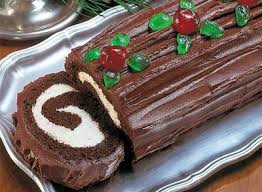 Chocolate And White Yule Log Recipe Recipe Recipe Yule Log Cake Yule Log Recipe Chocolate Yule Log Recipe