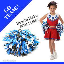 Go Team Go Diy Cheerleading Pom Pom S Learn How To Make Diy Cheerleading Pom Pom S To Show Cheerleading Pom Poms Cheerleading Diy Cheerleading Pom Pom