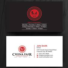 Elegant chinese orchid business card. Design A Traditional Chinese Business Card For Chinese Restaurant Business Card Contest 99designs