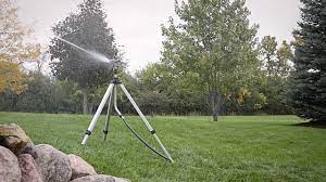 Orbit 58308 tripod base with brass impact. How To Use A Tripod Sprinkler Youtube