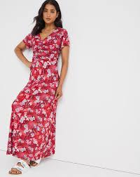 Soft floral pattern in browns. Joe Browns Floral Maxi Dress Marisota
