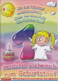 Herzlichen glückwunsch zu deinem 1. Gluckwunsche Zum 1 Geburtstag Kindergeburtstag Wunsche Geburtstag Wunsche Spruch Zum 1 Geburtstag